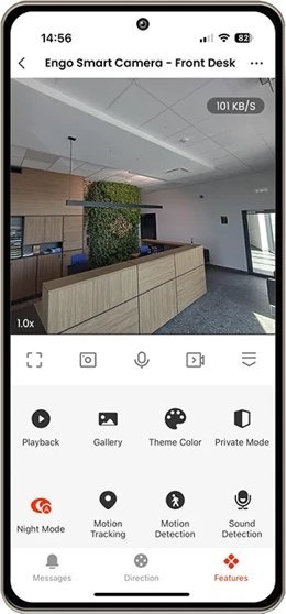 Kamerë sigurie Engo Smart ECAM 360, 4 Mpx, Wi‑Fi, e bardhë