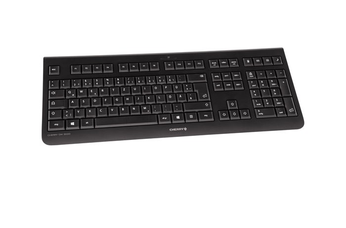 Set tastierë dhe maus CHERRY DW 3000, Pa kabllo, 1200 DPI, i zi