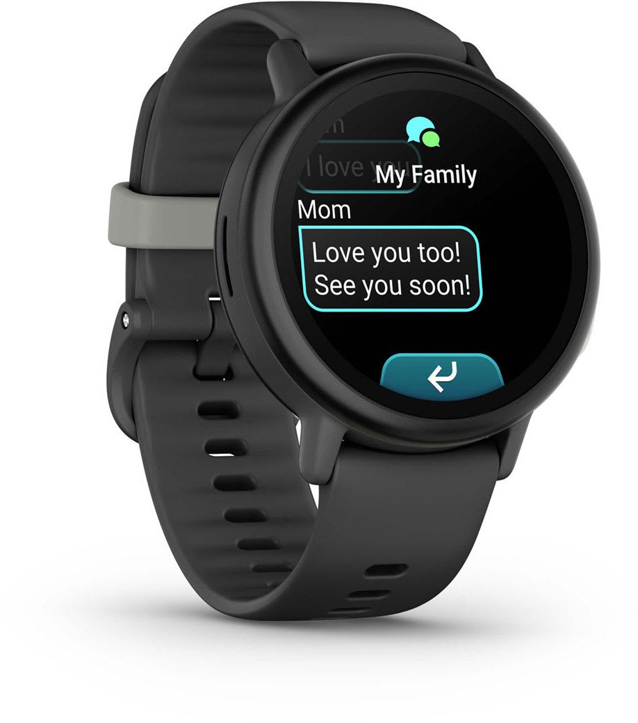 Ora smartwatch Garmin Bounce 2 Kids, ekran AMOLED, rezistente ndaj ujit, shumëngjyrëshe