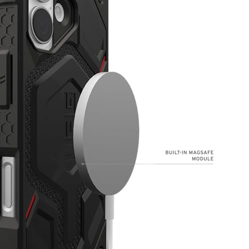 Mbulesë telefoni UAG Monarch Pro për iPhone 17, kompatibile me MagSafe, Kevlar, e zezë