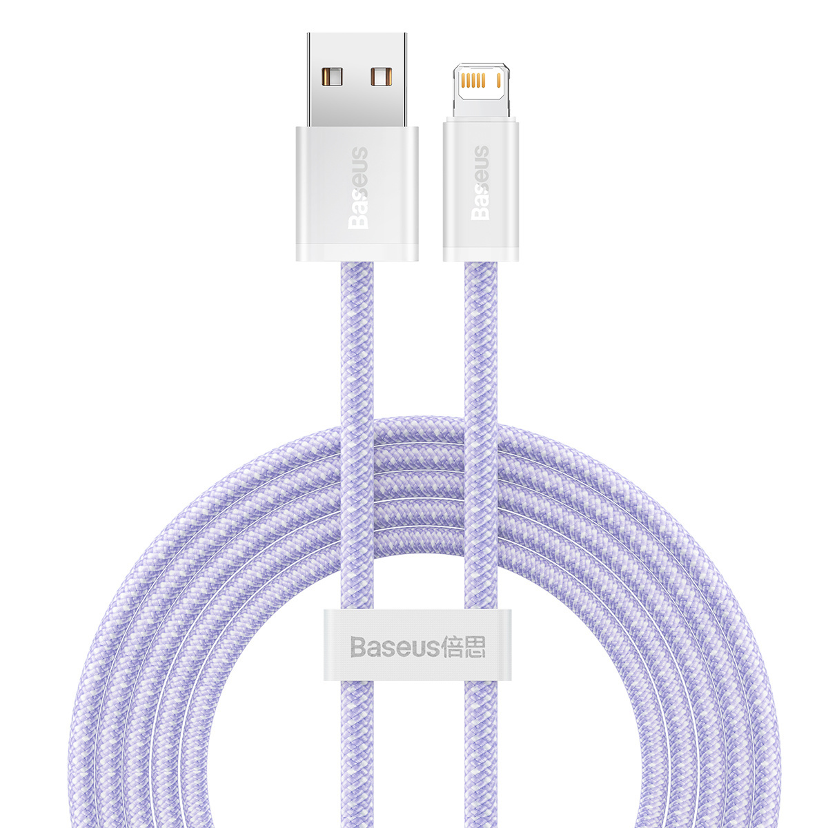 Kabllo USB Baseus BSU3001PRP, USB A në Lightning, 2 m, vjollcë