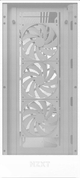 Kasë Nzxt H7 Flow, e bardhë, Midi Tower