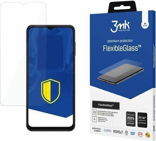 Mbrojtës ekrani 3MK FlexibleGlass për Samsung Galaxy A13 4G A135, xham fleksibël, transparencë e lartë