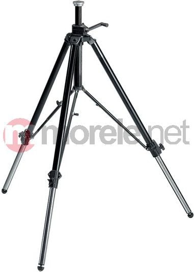 Trefkëmbësh video Manfrotto 117B, lartësia 173 cm, ngarkesa 18 kg, i zi