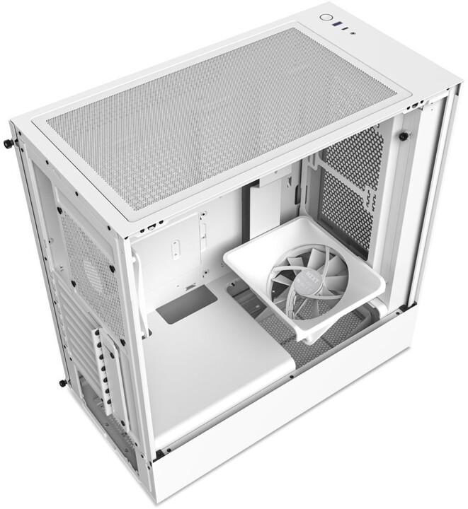 Kasë kompjuteri NZXT H5 Flow, e bardhë