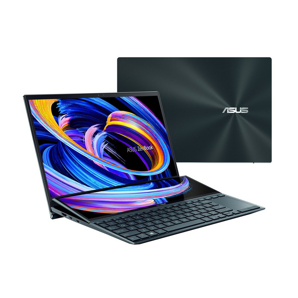 Laptop ASUS ZenBook Duo 14 UX482EGR-HY355W, 14", 16 GB RAM, 1 TB SSD, Core i7, NVIDIA GeForce MX450, i zi