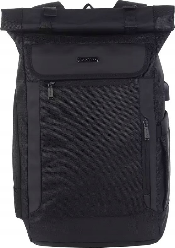 Çantë shpine për laptop Canyon CNS-BPRT7B1, 17.3", me porta USB, e zezë