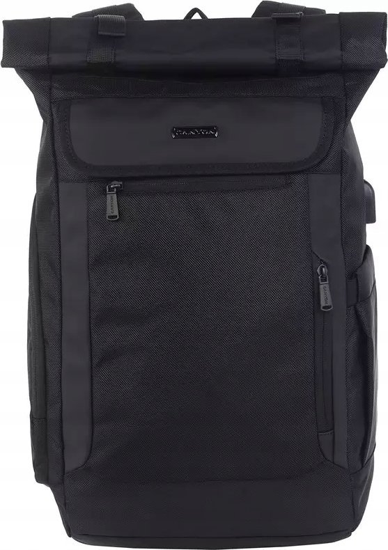 Çantë shpine për laptop Canyon CNS-BPRT7B1, 17.3", me porta USB, e zezë