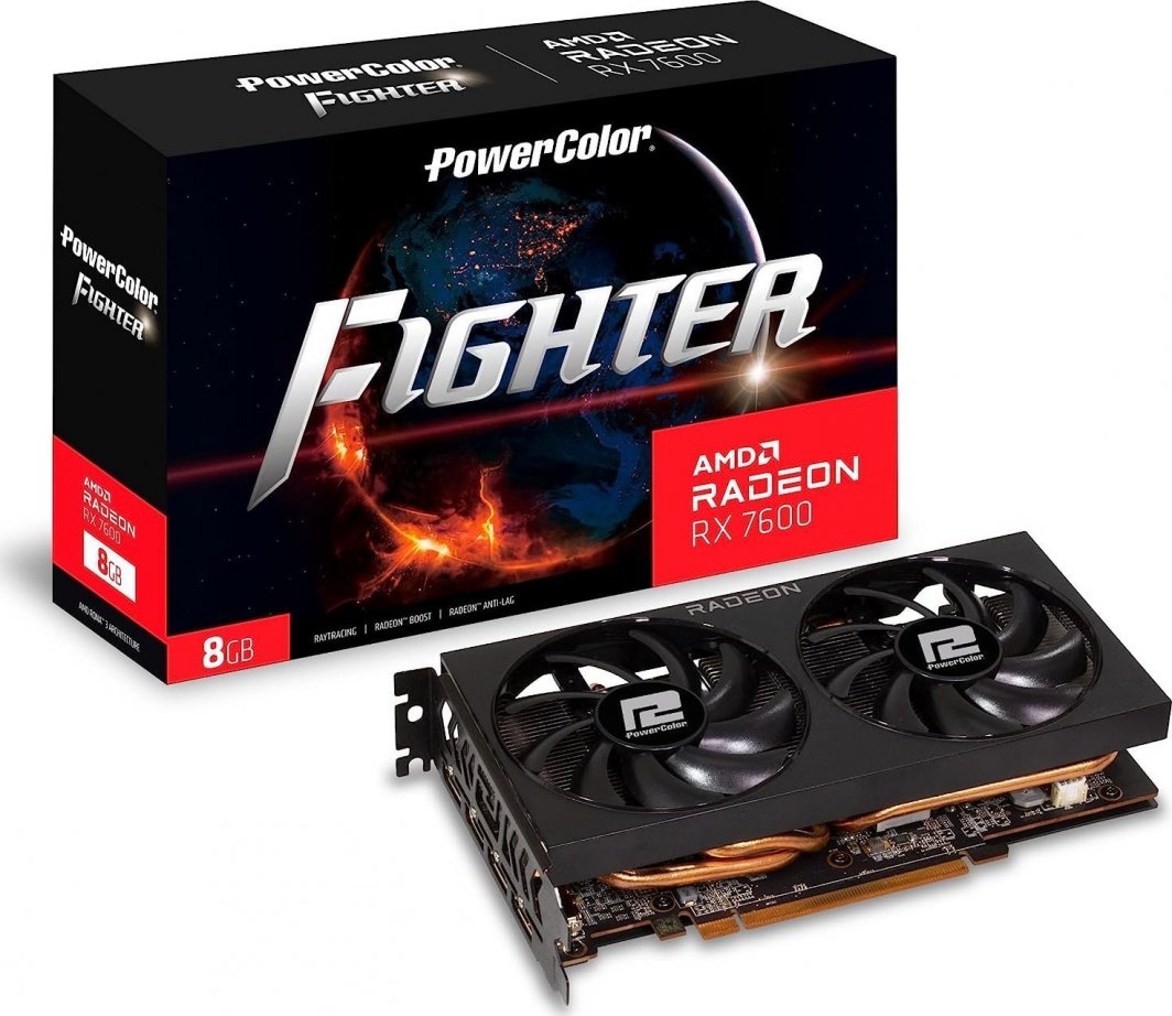 Kartelë grafike Power Color Radeon RX 7600 Fighter 8GB GDDR6