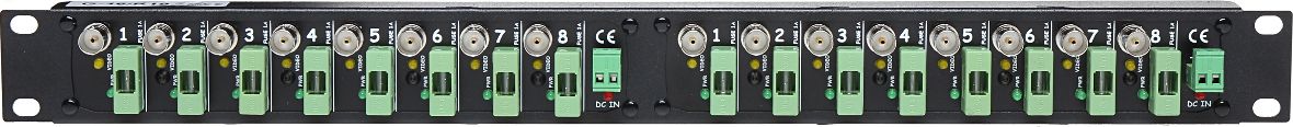 Patch panel Delta G-16/R19, 16x BNC, 19", metalik