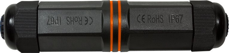 Мрежен конектор LogiLink NP0081, 2x RJ45, IP67, црн