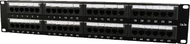 Patch panel Gembird NPP-C548CM-001, 48x RJ-45, Cat.5E, 19" 2U, i zi