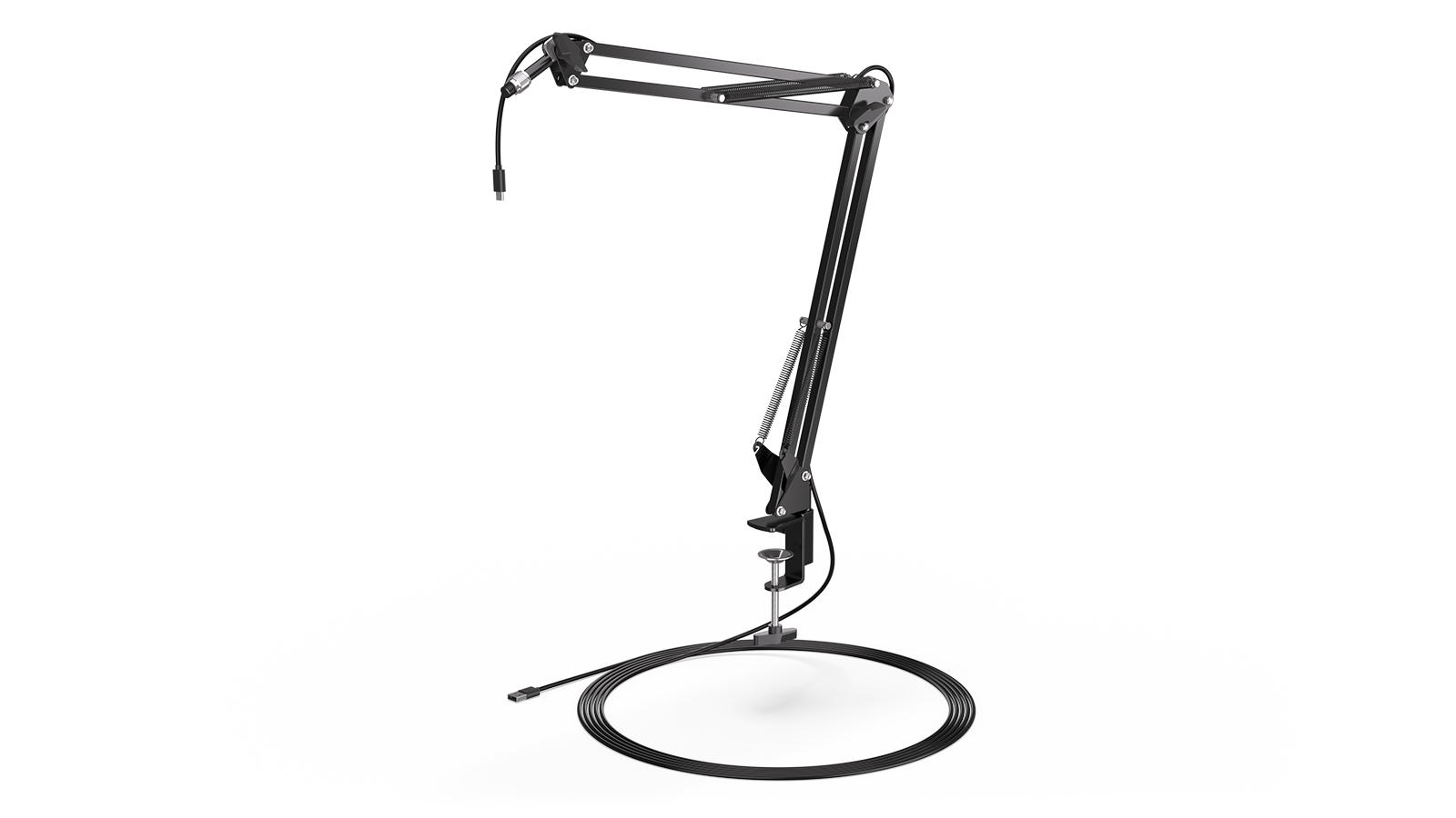 Krah mikrofoni ENDORFY Streaming Boom Arm, me kapëse tavoline, rregullim fleksibil, i zi