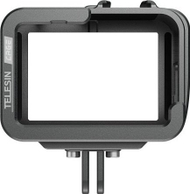 Kornizë mbrojtëse alumini Telesin për GoPro Hero 11 10 9, me cold shoe, me montim 1/4", e zezë