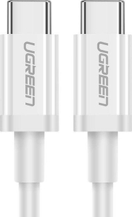 Kabllo Ugreen, USB-C - USB-C, 1m, e bardhë