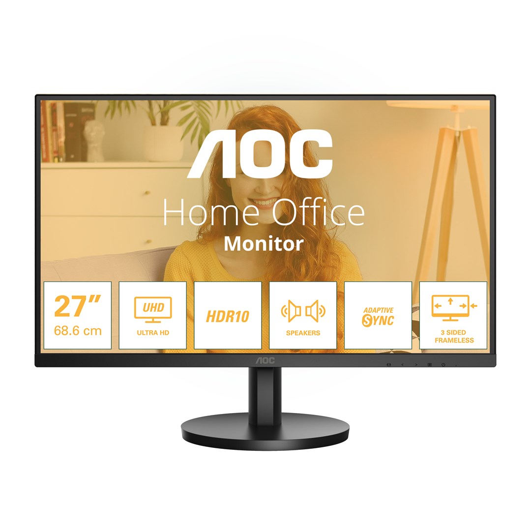 Monitor AOC U27B3A, 27", UHD, 60Hz, i zi