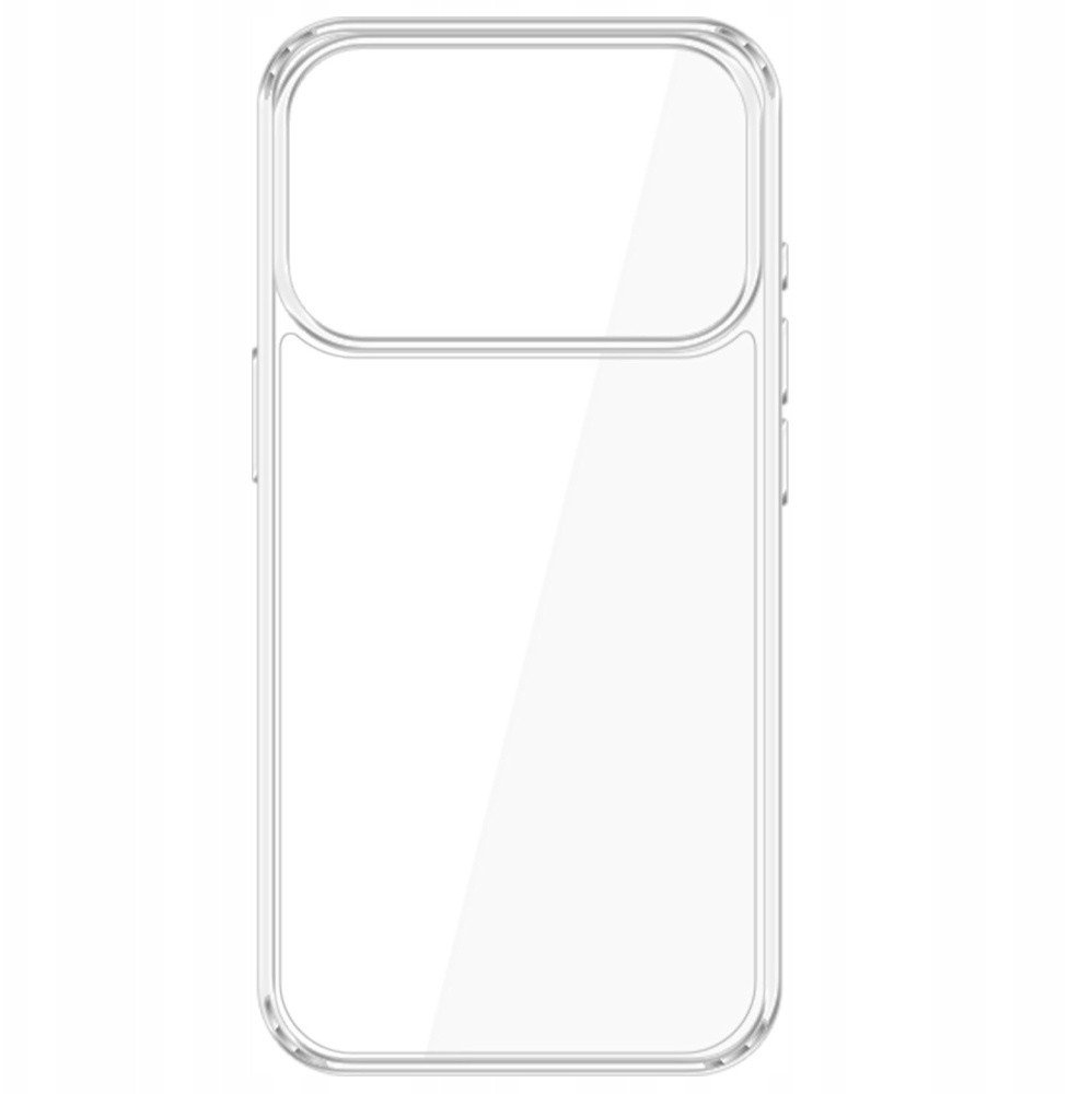 Këllëf telefoni 3MK Armor për iPhone 17 Pro Max, kundër goditjeve, transparent