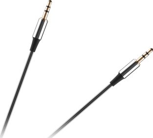 Kabllo audio Rebel Tools RB-6008-100-B, Jack 3.5mm në Jack 3.5mm, 1m, i zi