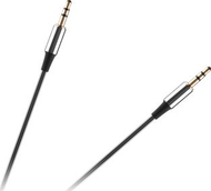 Kabllo audio Rebel Tools RB-6008-100-B, Jack 3.5mm në Jack 3.5mm, 1m, i zi