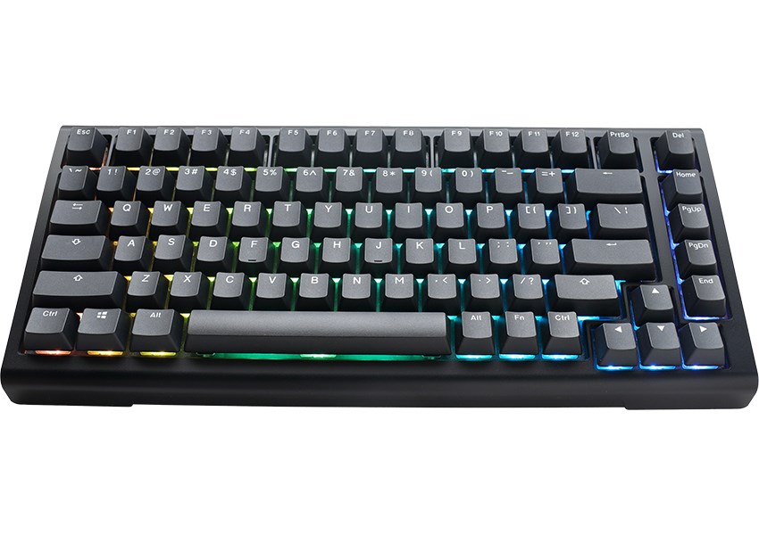 Tastierë lojërash Ducky Tinker 75, RGB, Cherry MX Brown, e zezë