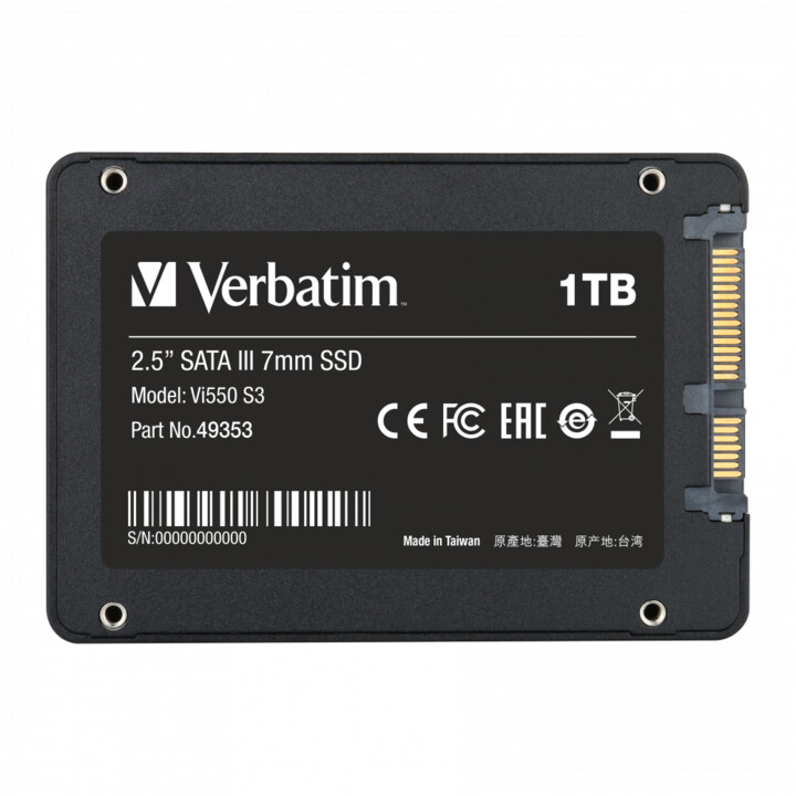 Disk SSD Verbatim Vi550 S3 SSD, 2.5", 1TB
