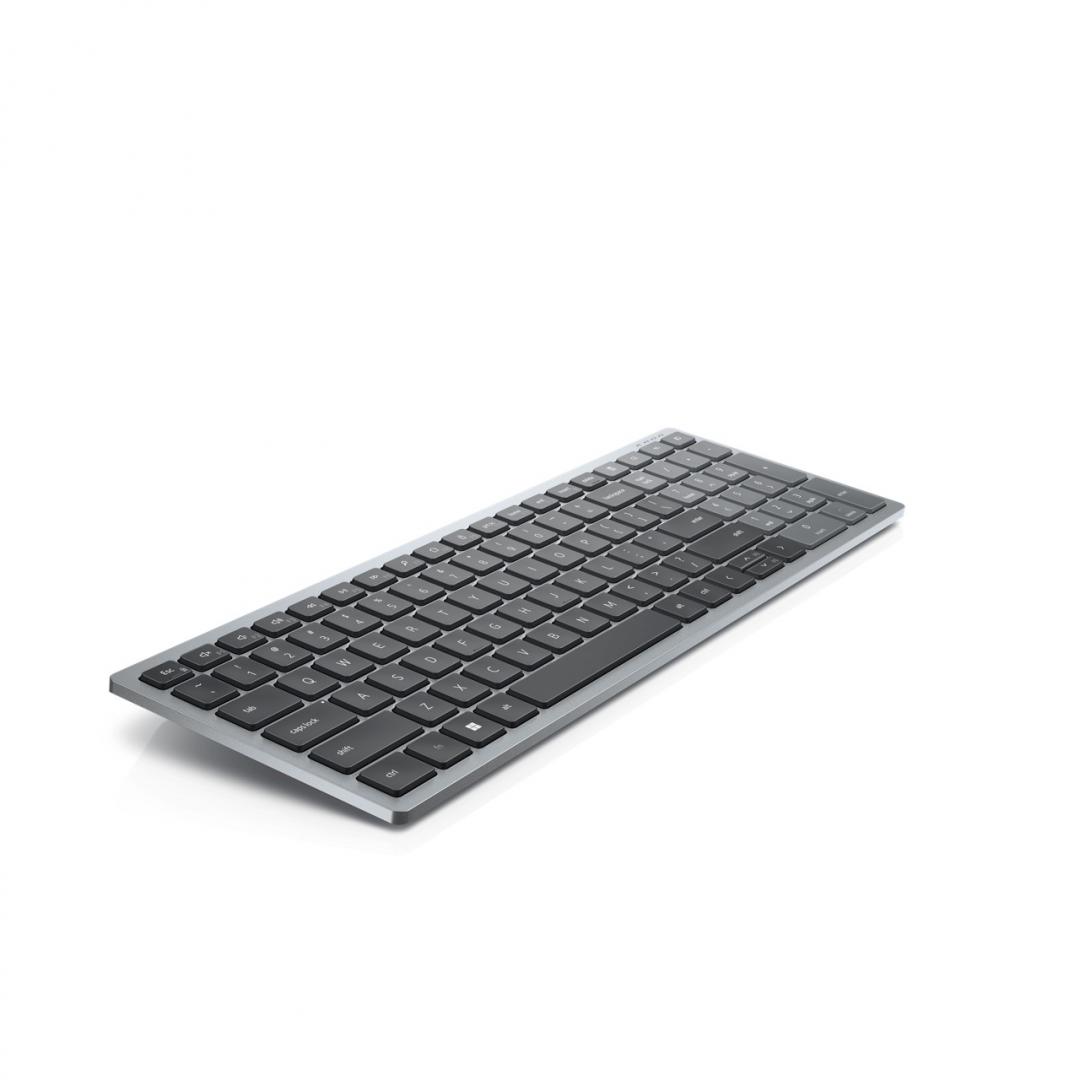 Tastierë wireless Dell KB740, Bluetooth 5.0, 2.4 GHz, e zezë
