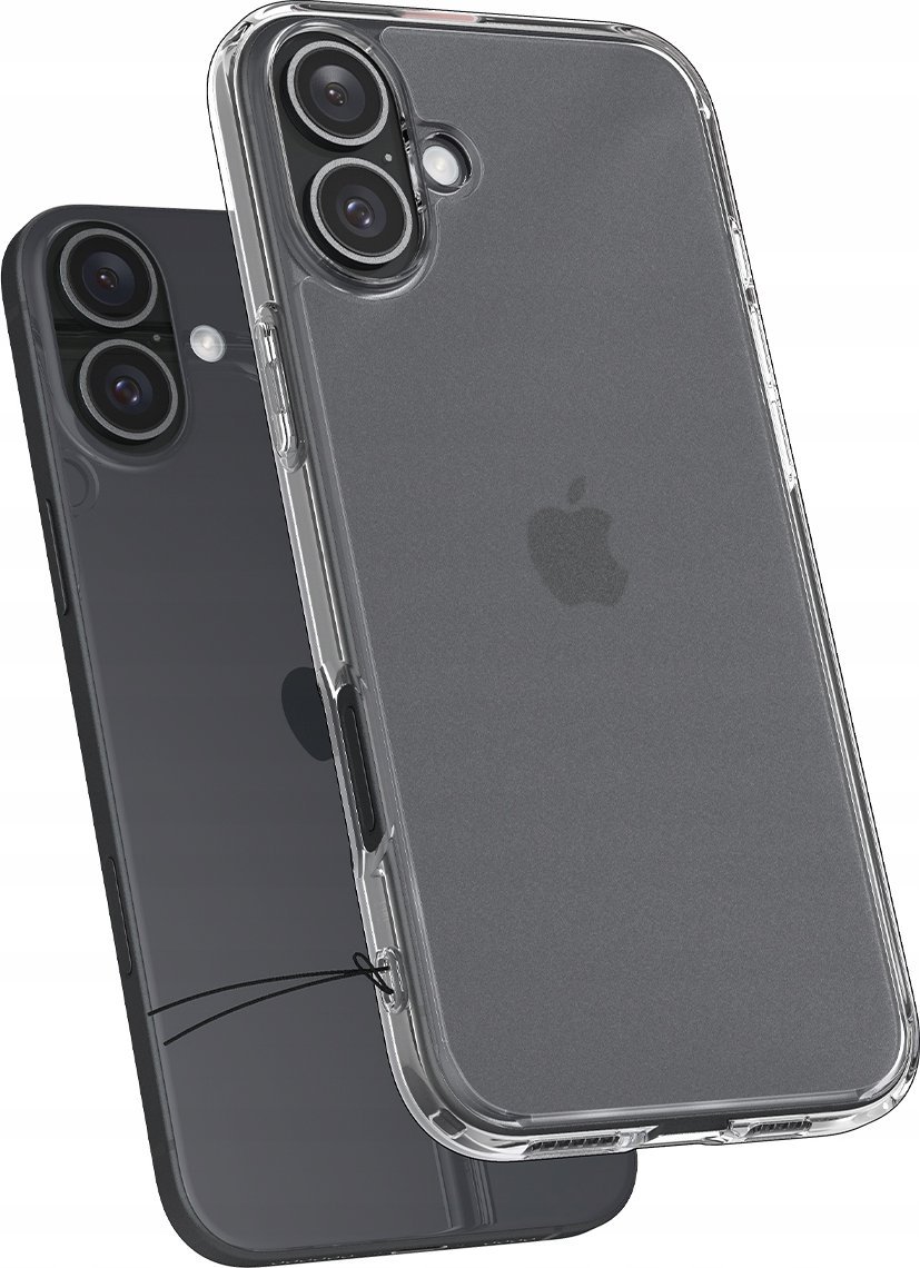 Маса за телефон Spigen Ultra Hybrid, за iPhone 16, проѕирна, Frost Clear