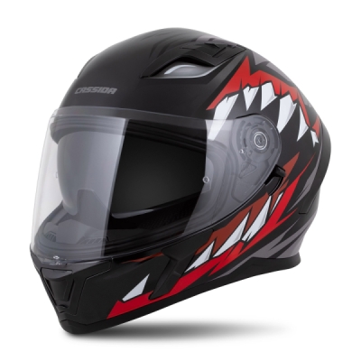 Kaskë moto CASSIDA Orbit StriX, përmasë XL, shumëngjyrëshe