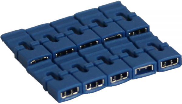 Jumper motherboard InLine 00075D, 2mm, set 10 copë, blu