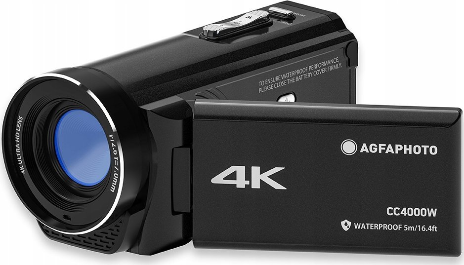 Kamera видео AgfaPhoto Realimove CC4000W, 4K, водоотпорна, црна