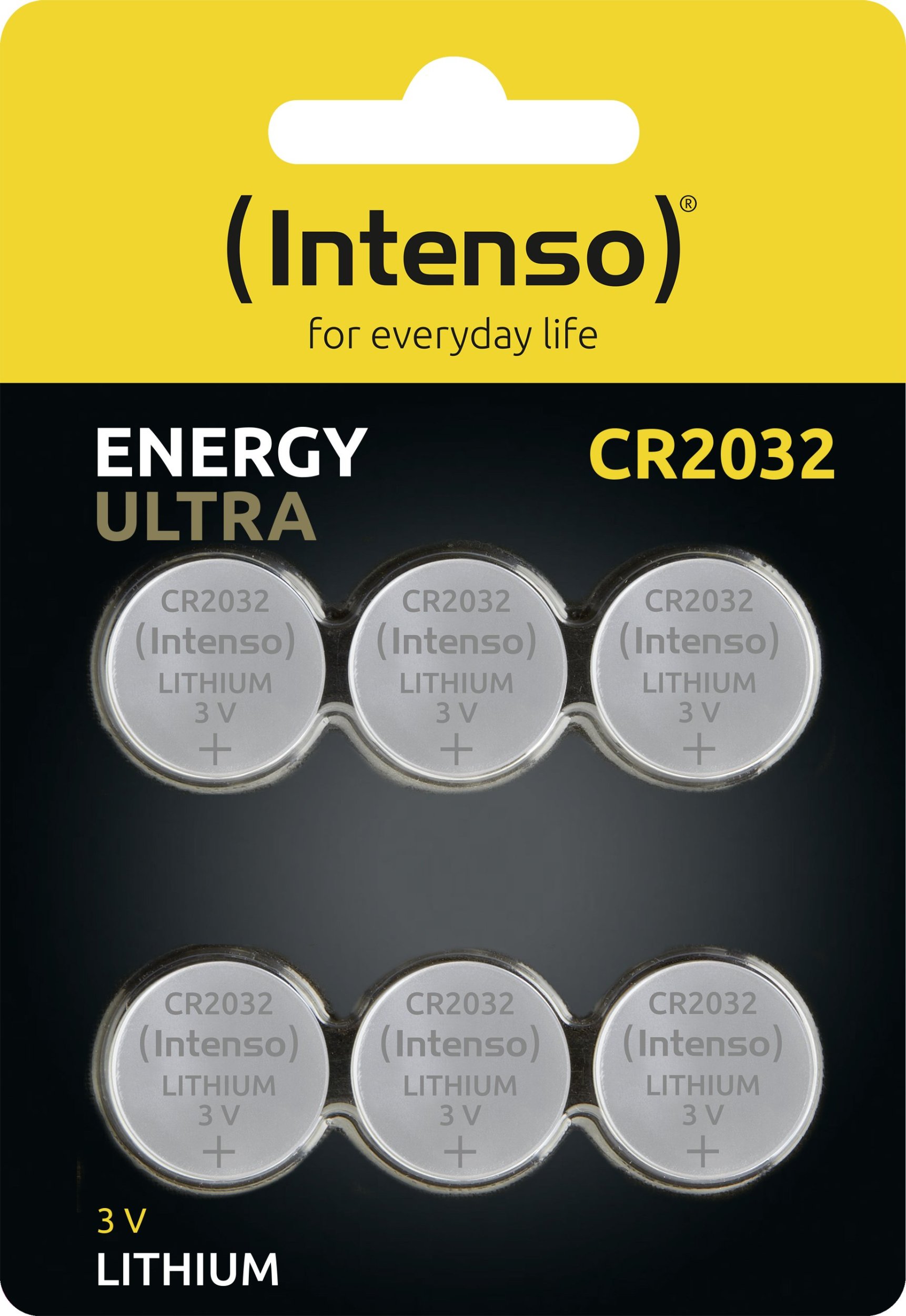Bateri Intenso CR2032, 220 mAh, paketim 6 copë