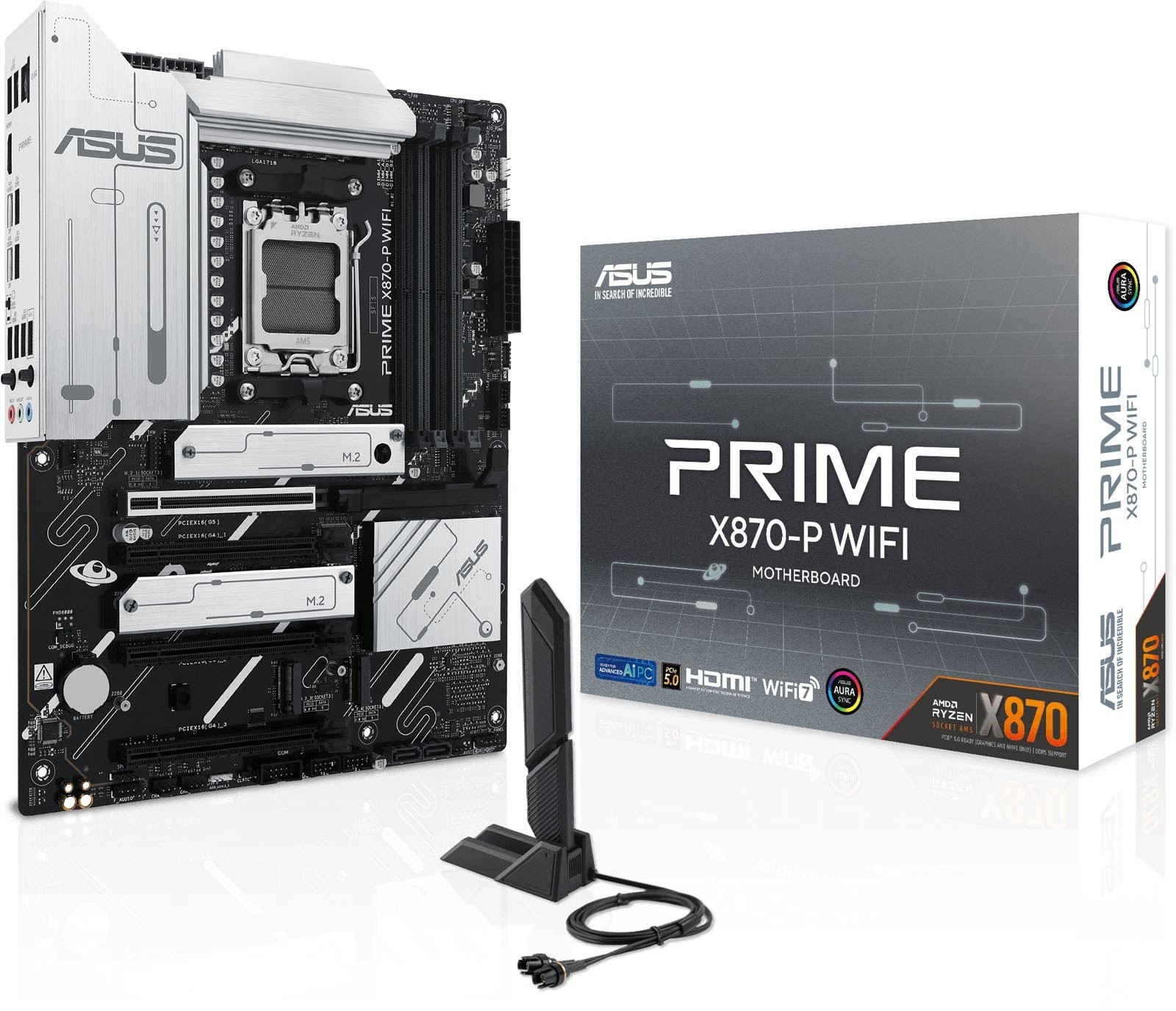 Pllakë amë ASUS Prime X870-P WIFI, AMD X870, Socket AM5, ATX