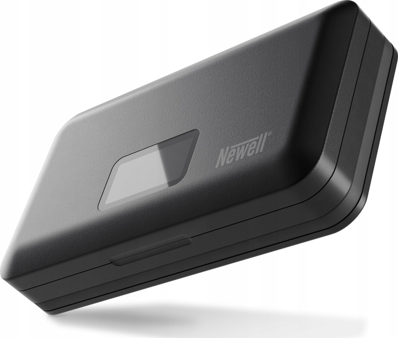 Karikues me LCD Newell për Nikon EN-EL14, powerbank, lexues karte SD, i zi