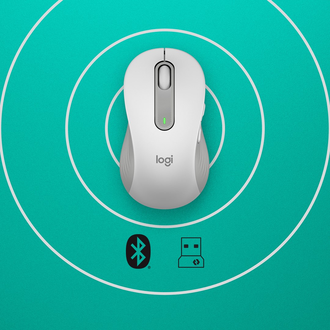Глувче Logitech Signature M650 L, RF Wireless + Bluetooth