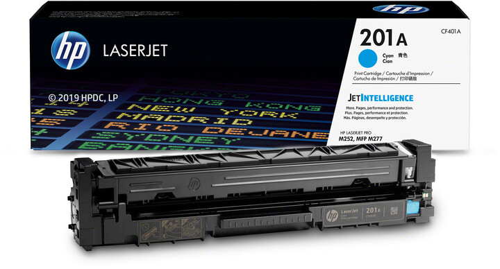 Toner HP 201A, i kaltër