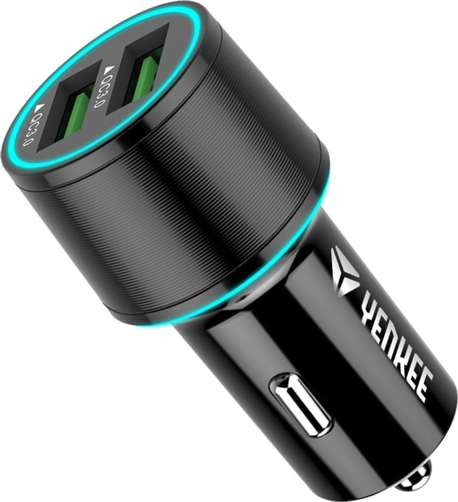 Karikues makinë USB Yenkee YAC 2136, 12V, i zi