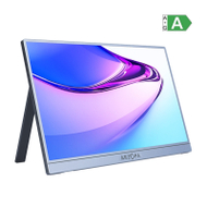 Monitor portativ Arzopa A1S, 14", Full HD, gri argjendtë