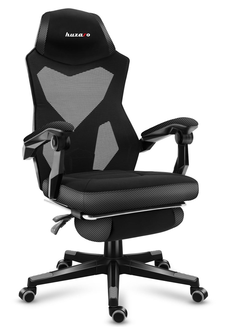 Karrige lojërash Huzaro Combat 3.0, 140 kg, e zezë