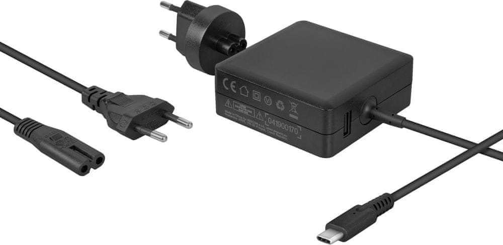Karikues Avacom ADAC-FCA-65PD, USB Type-C, 65W Power Delivery, i bardhë