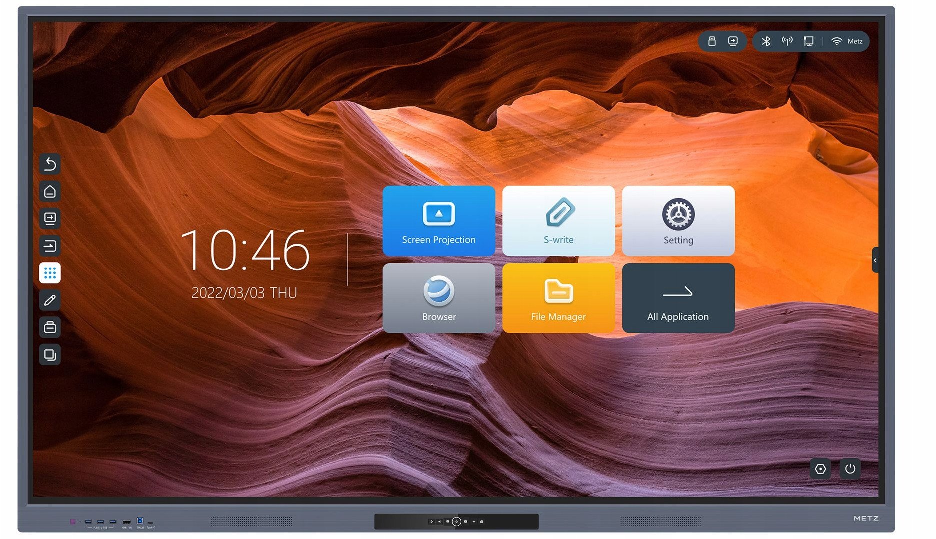 Monitor interaktiv METZ H Series 86HD1, 86", 4K UHD, i zi