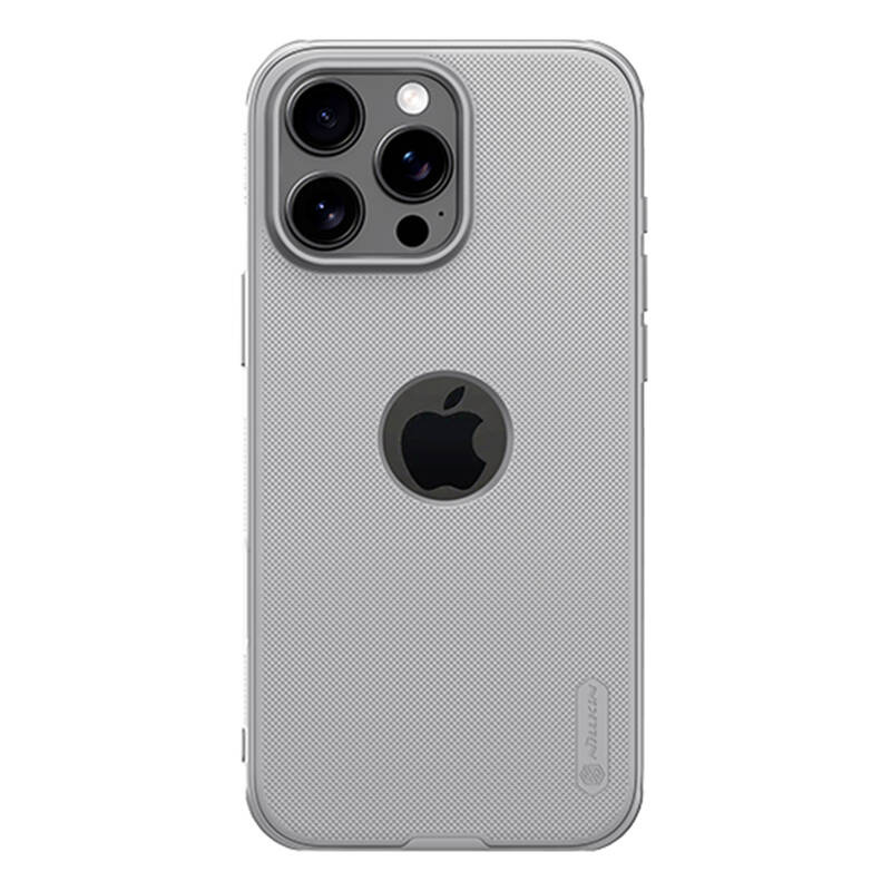 Mbulesë telefoni Nillkin Super Frosted Shield Pro, për iPhone 16 Pro, kundër rrëshqitjes, gri