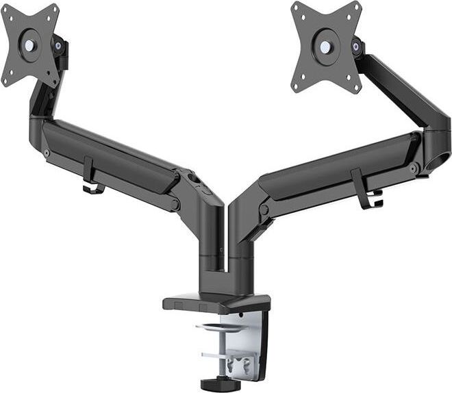 Krah monitori Neomounts DS70-810BL2, për 2 monitorë 17-32", gas spring, i zi