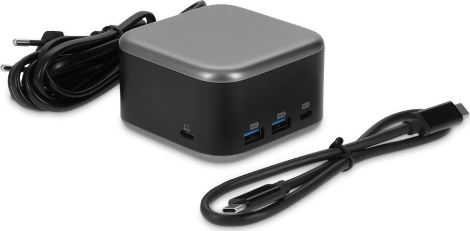 Docking station LMP PowerDock, 5 porta USB C, HDMI 4K, i zi gri