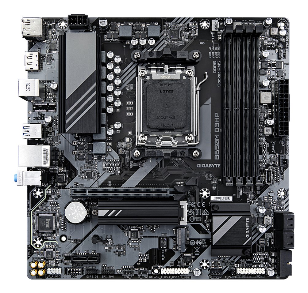 Gigabyte B650M D3HP - 1.0 - motherboard - micro ATX