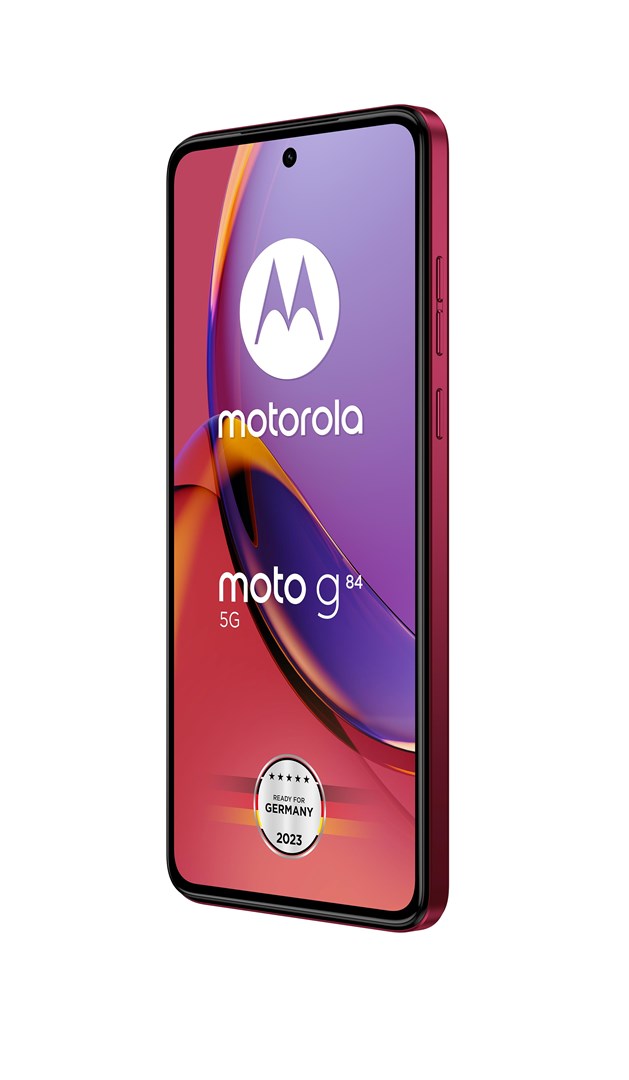 Celular Motorola Moto G84 5G, 6.5", 12GB RAM, 256GB, Snapdragon 695, magenta