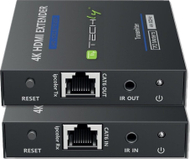Sistem transmetimi AV Techly Extender HDMI, 4K 60Hz, Cat.6/6a/7, deri 70m