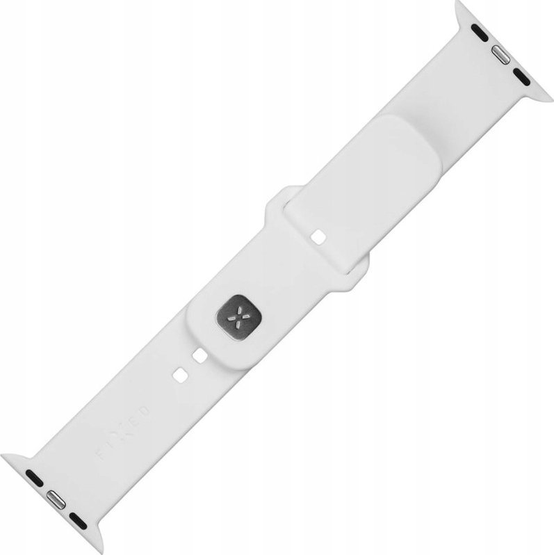Силиконска спортска лента FIXED за Apple Watch Ultra 49mm, бела