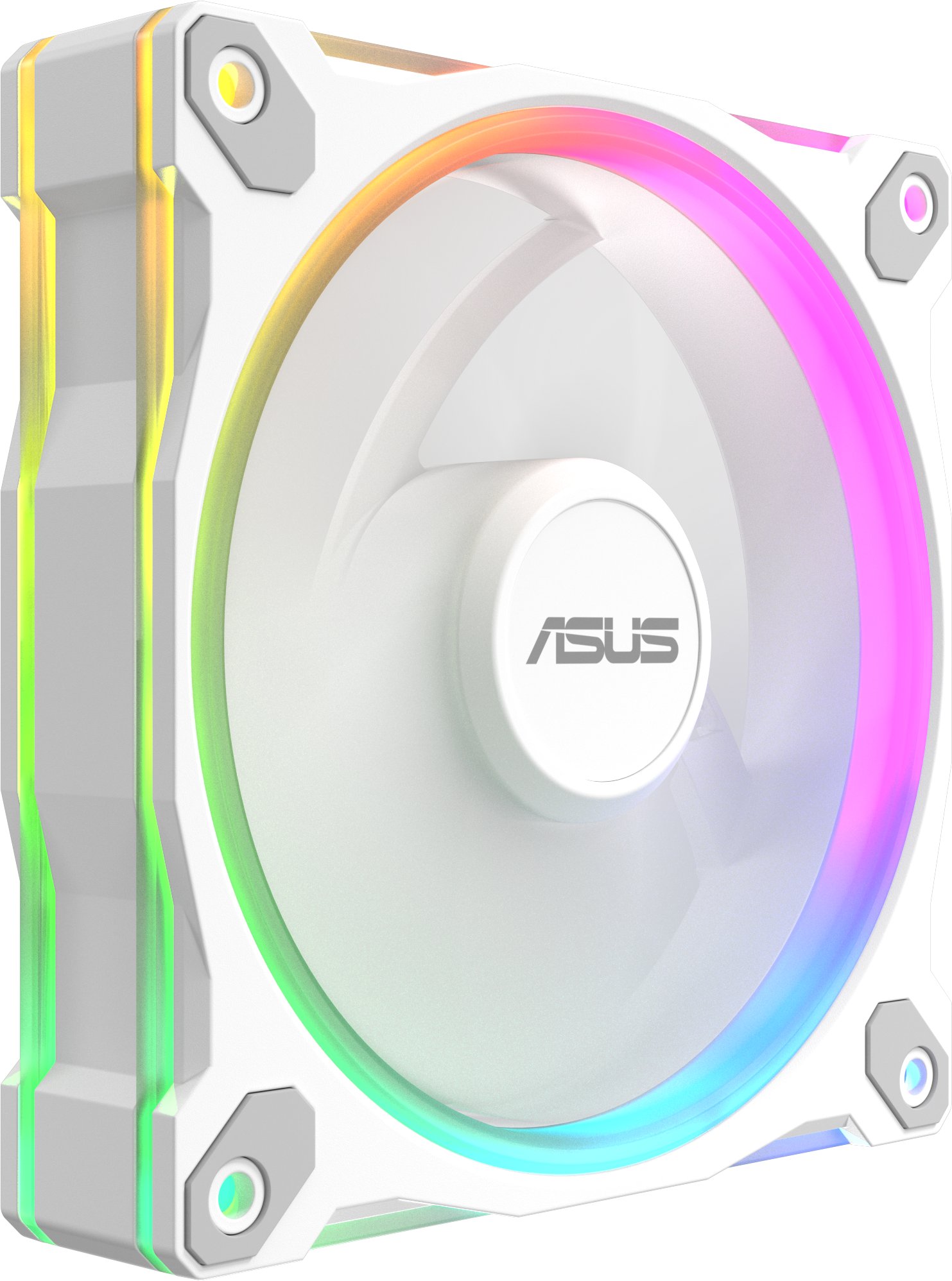 Вентилатор за куќиште ASUS Prime MR120, 120 mm, ARGB Reverse, бел