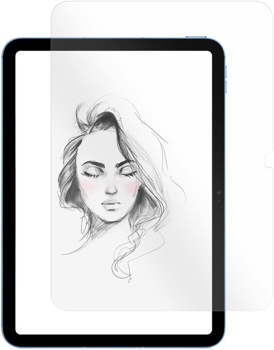 Xham mbrojtës FIXED PaperGlass për Apple iPad 10.9" (2022), transparent