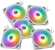 Ventilator kompjuteri BitsPower Notos 120, Digital RGB, set 5 copë, i bardhë